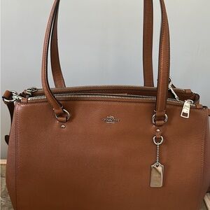 Coach Brown Leather Tote Bag